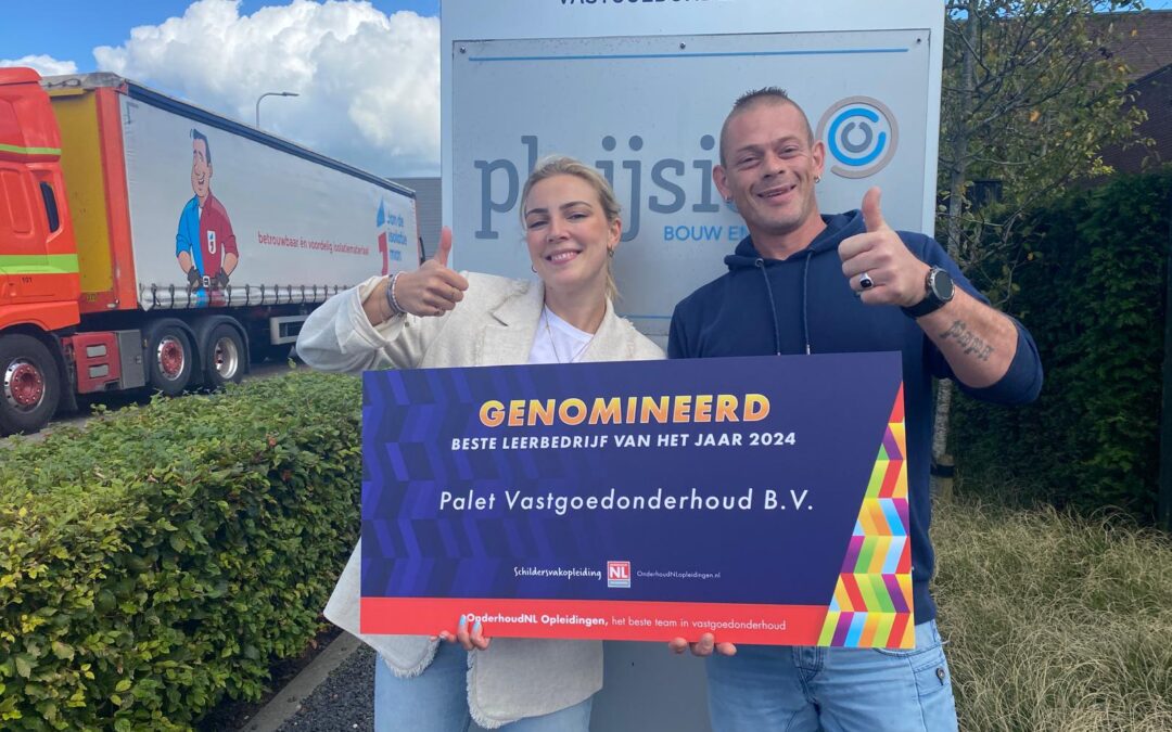 Palet genomineerd voor titel beste leerbedrijf 2024