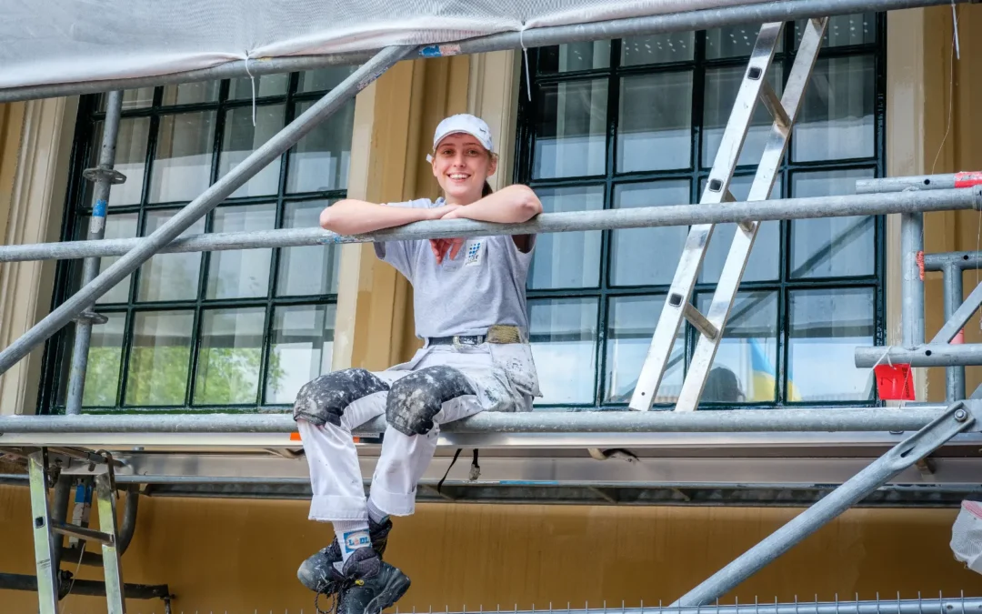 Nella, een jonge vakvrouw met lef