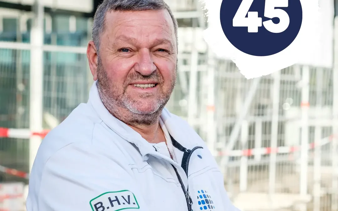 Joop 45 jaar in dienst bij Palet