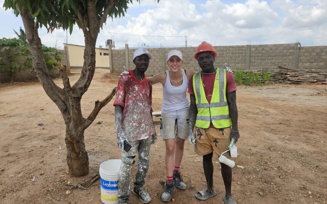 Palet op Afrikaanse grond
